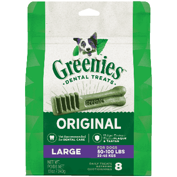 Greenies Dental Treat Original Large - 340g - Dog Treats - Greenies - PetMax Canada