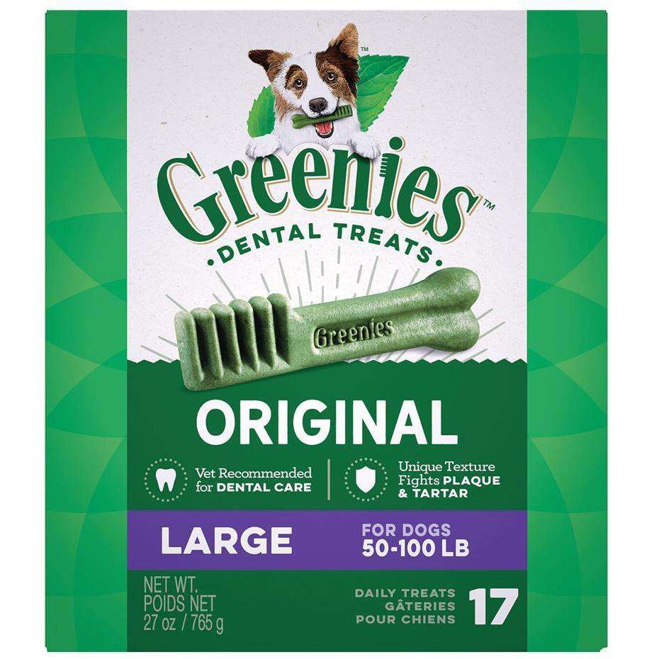 Greenies Dental Treat Original Large - 765g - Dog Treats - Greenies - PetMax Canada