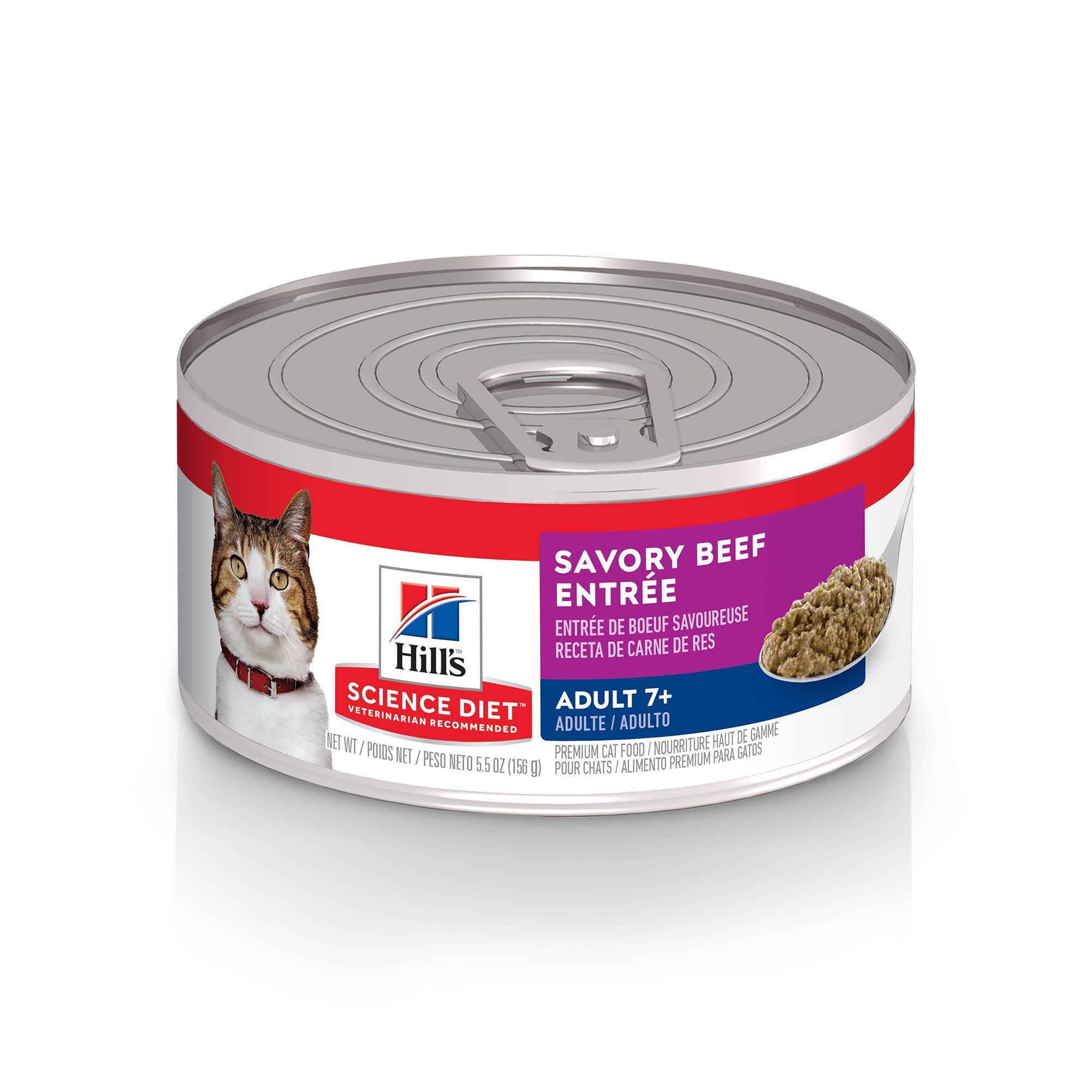 Hill s Science Diet Adult 7 Savory Beef Canned Cat Food