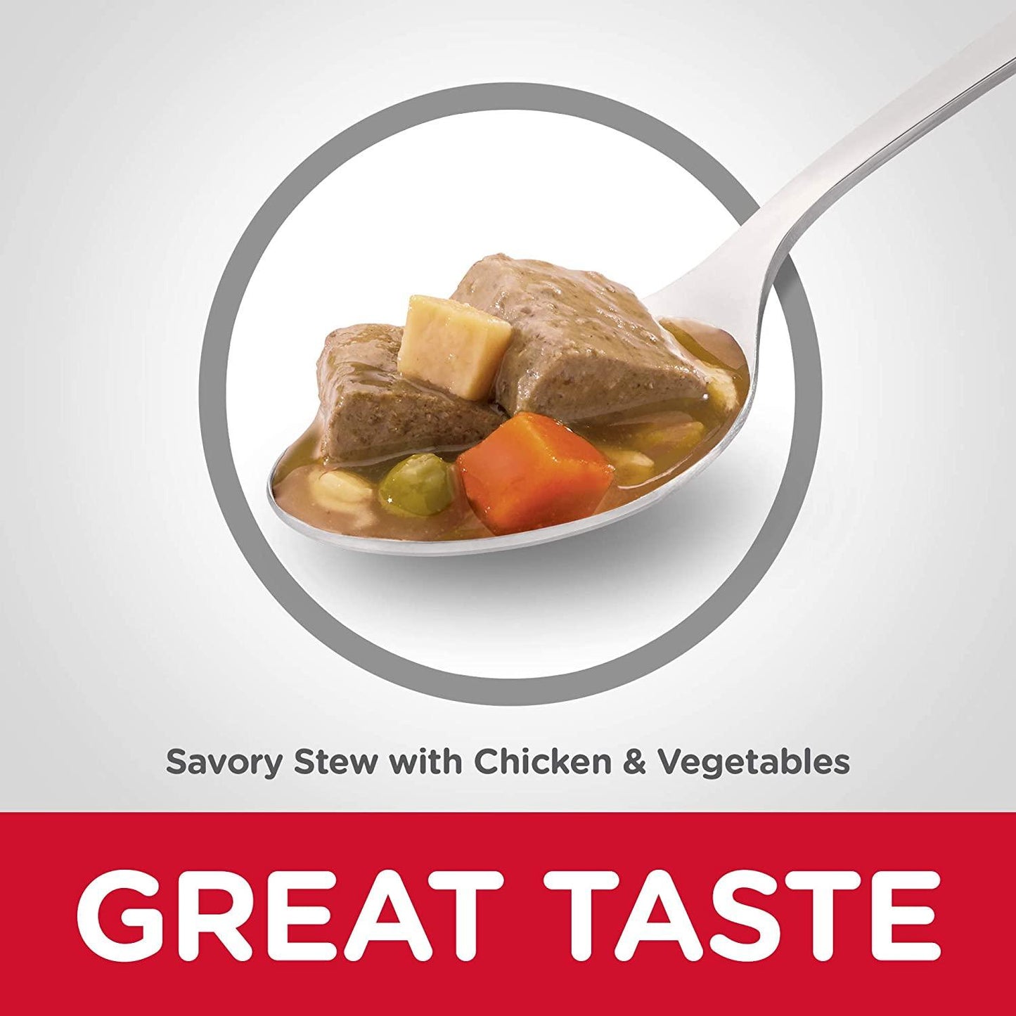 Hill's Science Diet Adult 7+ Savory Stew with Chicken & Vegetables dog food - 363g - Canned Dog Food - Hill's Science Diet - PetMax Canada