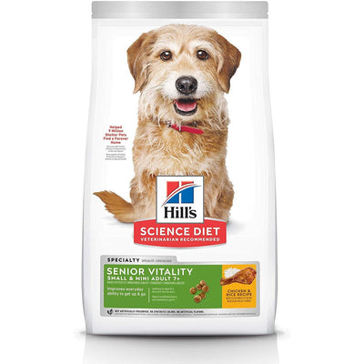 Hill's Science Diet Adult 7+ Senior Vitality Small & Mini Dry Dog Food - 1.58 Kg - Dog Food - Hill's Science Diet - PetMax Canada