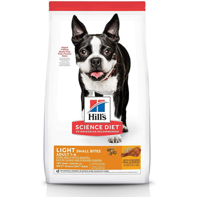 Hill's Science Diet Adult Light Small Bites dog food - 6.8Kg - Dog Food - Hill's Science Diet - PetMax Canada