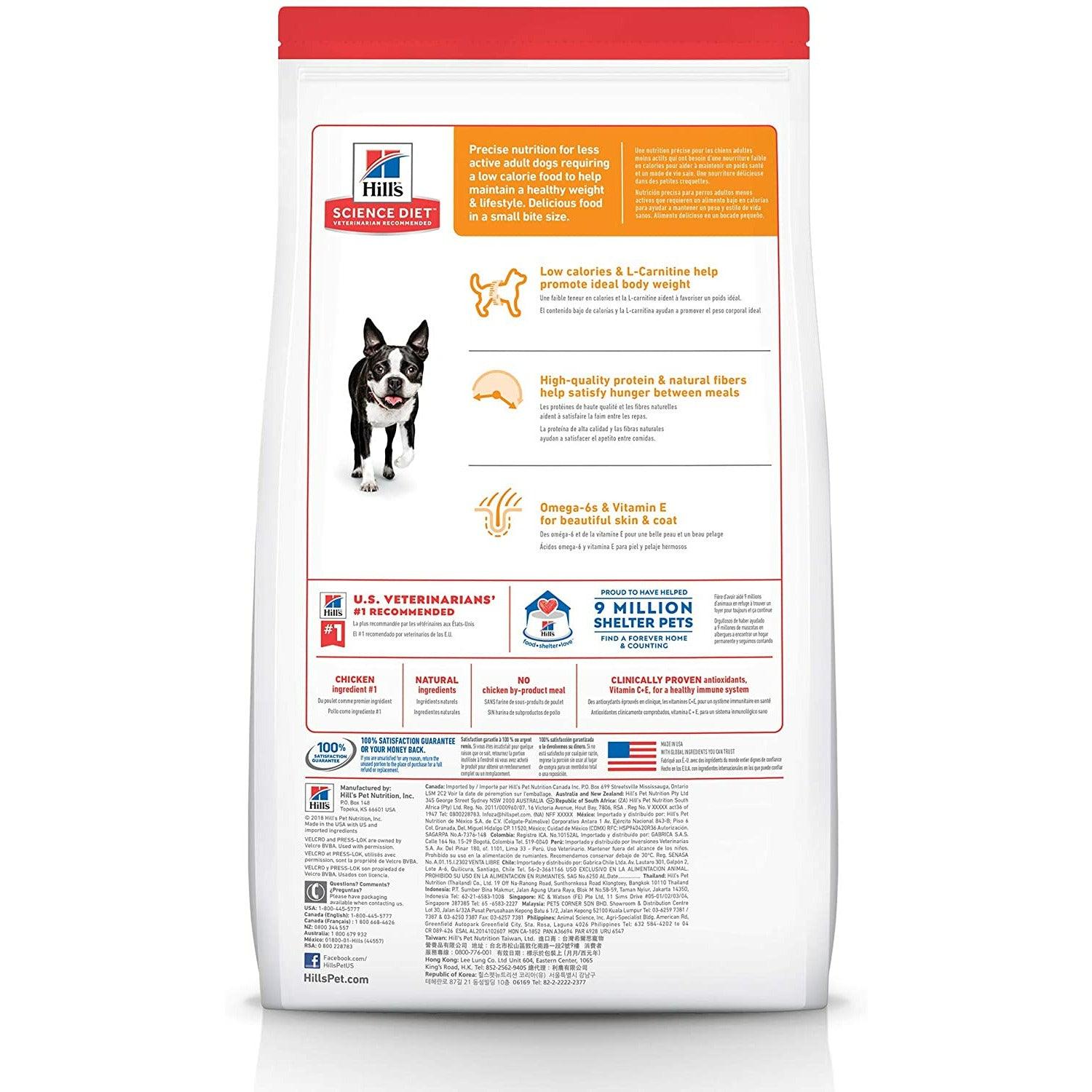 Hill's Science Diet Adult Light Small Bites dog food - 6.8Kg - Dog Food - Hill's Science Diet - PetMax Canada