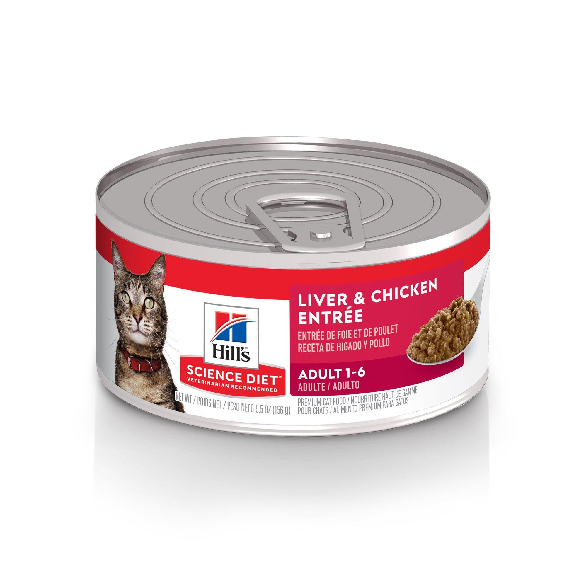 Hill s Science Diet Adult Cat Food Liver Chicken Entree