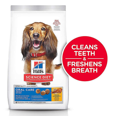 Hill's Science Diet Adult Oral Care dog food - 1.81 Kg - Dog Food - Hill's Science Diet - PetMax Canada