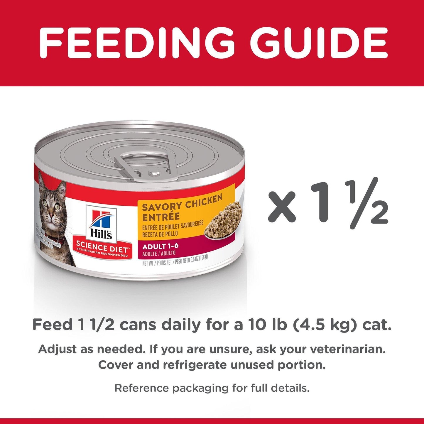 Hill's Science Diet Adult Savory Chicken Canned Cat Food - 156g - Canned Cat Food - Hill's Science Diet - PetMax Canada