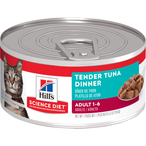 Hill's Science Diet Canned Cat Food Adult Tender Dinners Tuna - 156g - Canned Cat Food - Hill's Science Diet - PetMax Canada