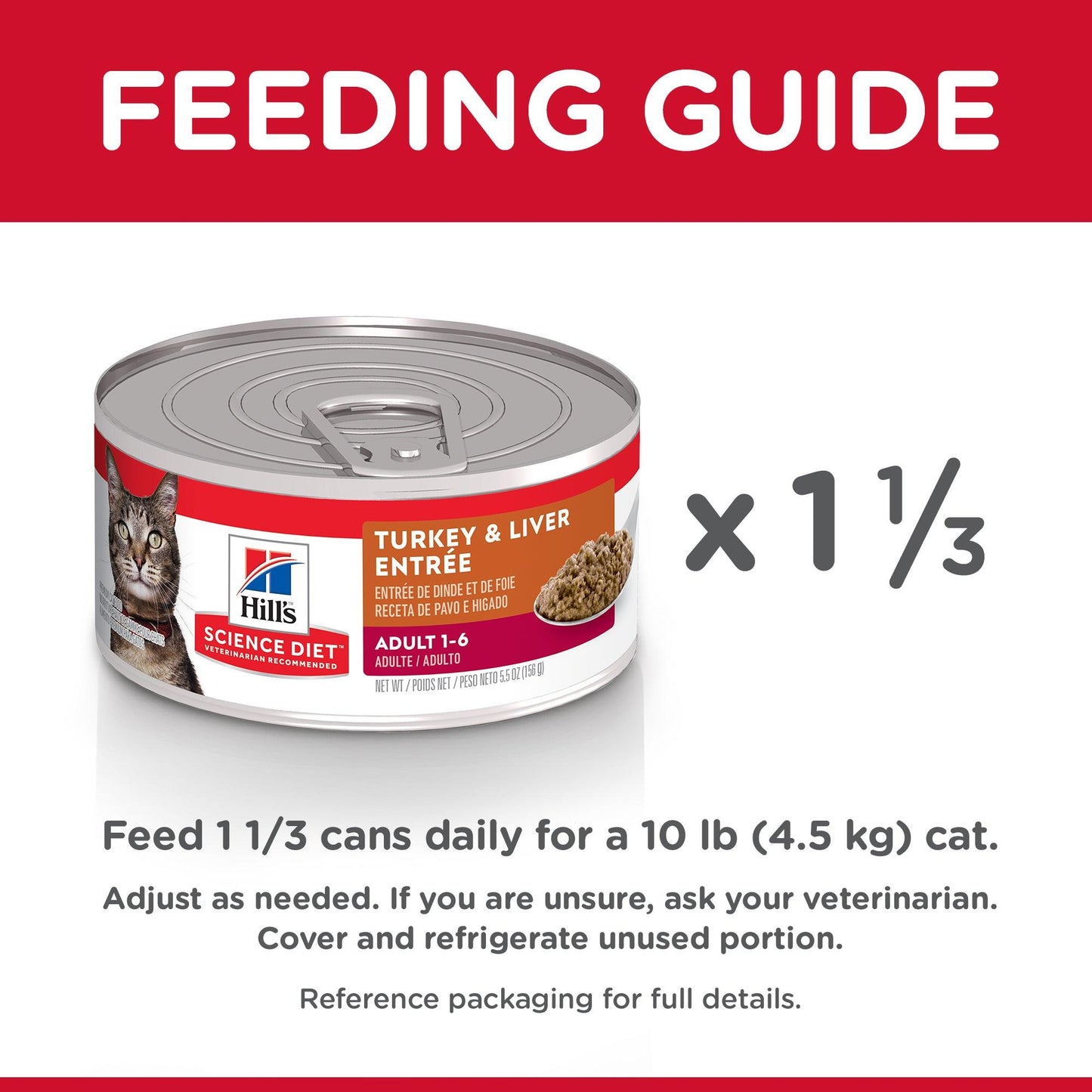 Hill's Science Diet Canned Cat Food Adult Turkey & Liver - 156g - Canned Cat Food - Hill's Science Diet - PetMax Canada