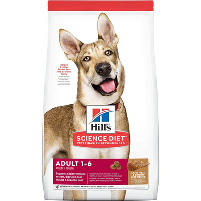 Hill's Science Diet Dry Dog Food Adult 1-6 Lamb Recipe - 14.9 Kg - Dog Food - Hill's Science Diet - PetMax Canada