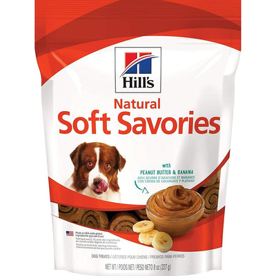 Hill's Science Diet Soft & Savory Dog Treats Peanut Butter & Banana - 227g - Dog Treats - Hill's Science Diet - PetMax Canada