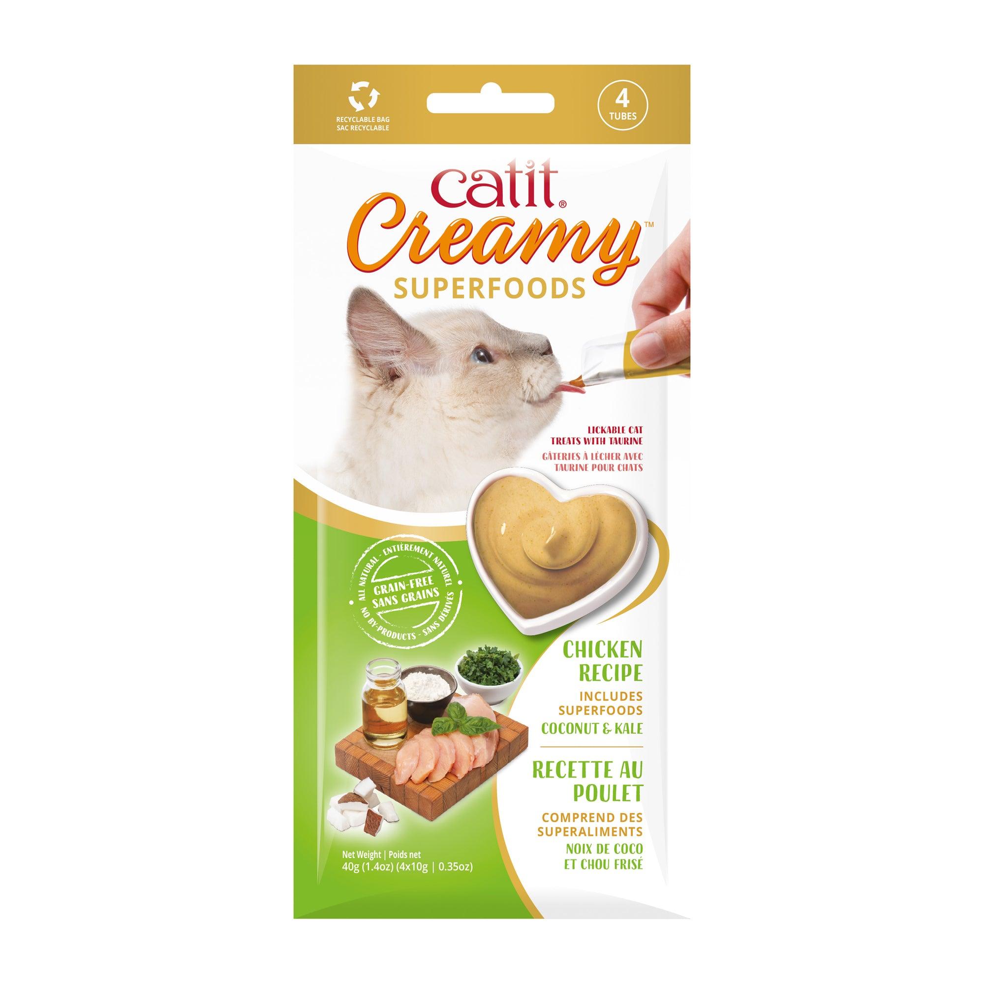 Catit Creamy Chicken Superfood Treats PetMax