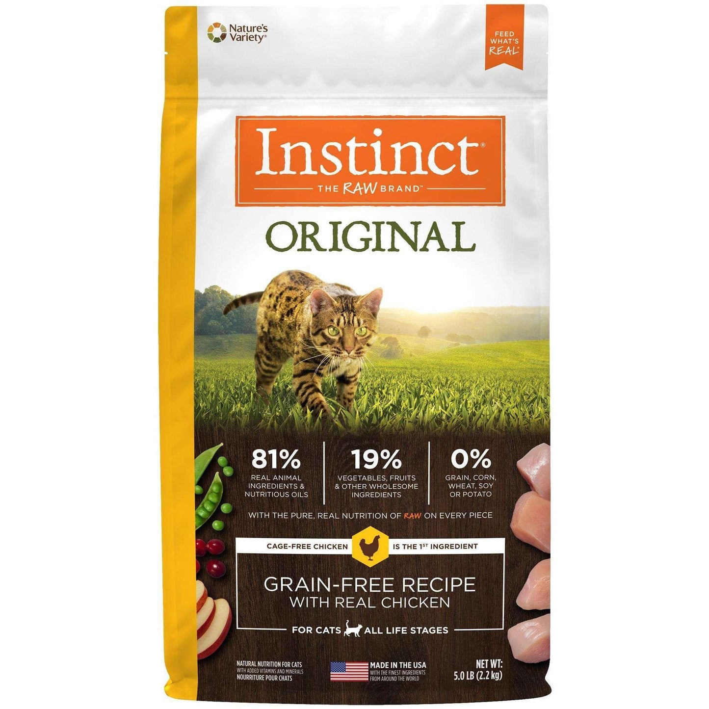 Instinct Original Cat Food Chicken - 2.2 Kg - Cat Food - Instinct - PetMax Canada