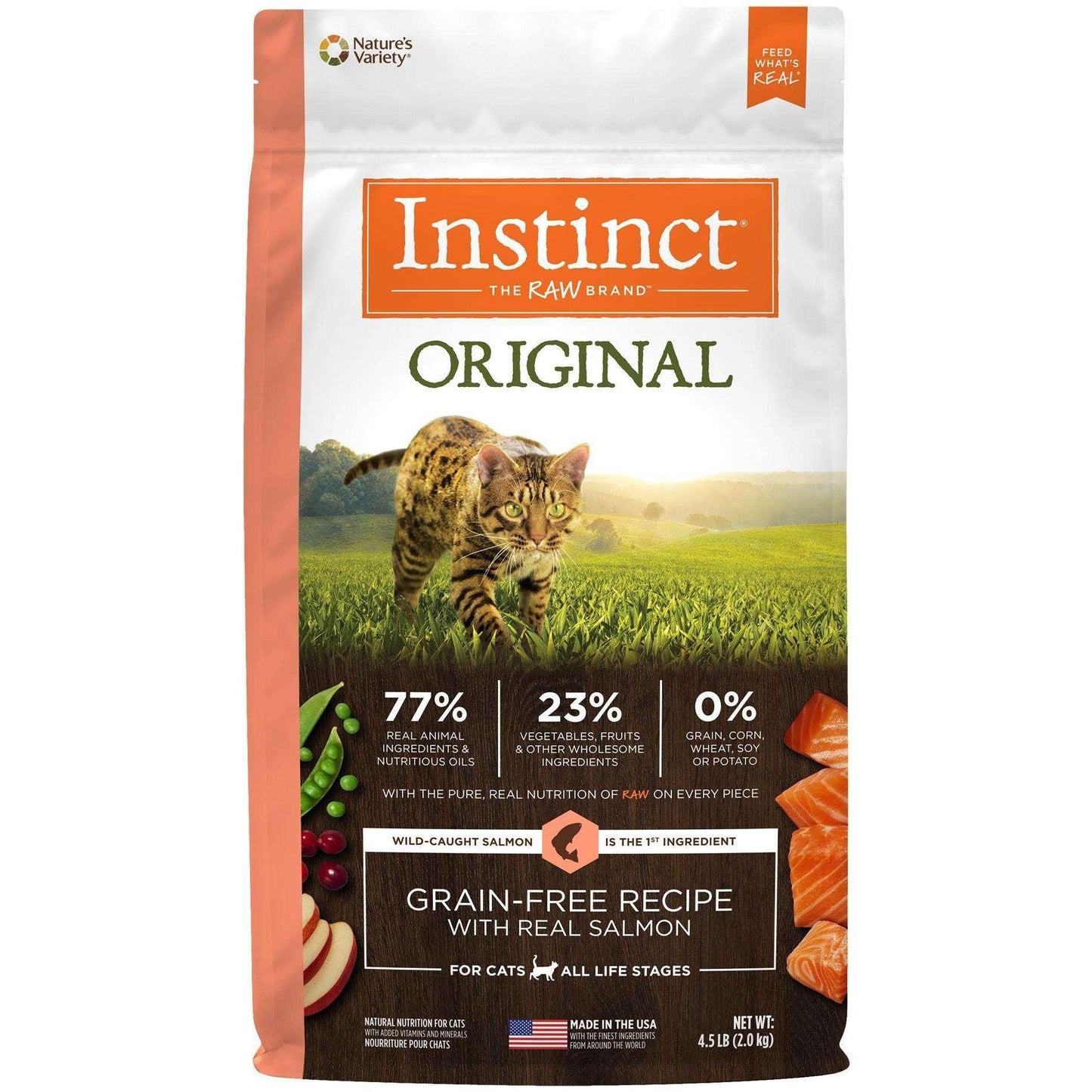 Instinct Original Cat Food Salmon - 2 Kg - Cat Food - Instinct - PetMax Canada