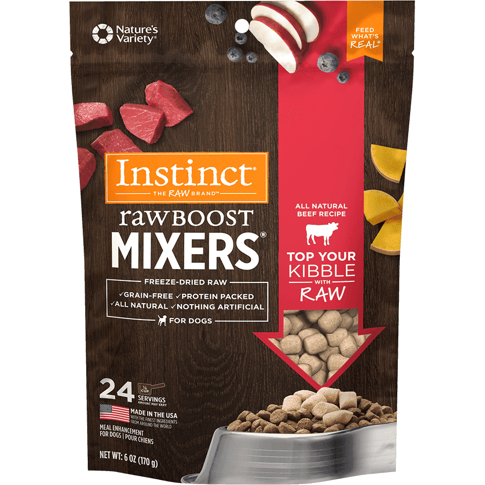 Instinct Raw Boost Freeze Dried Mixers Beef - 170g - Dog Food - Instinct - PetMax Canada