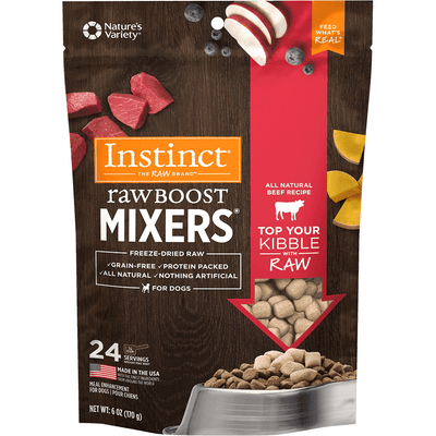 Instinct Raw Boost Freeze Dried Mixers Beef - 170g - Dog Food - Instinct - PetMax Canada