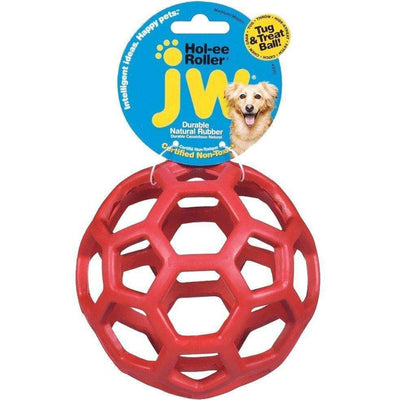 JW Hole-ee Roller Ball - Small - Dog Toys - JW Pet Company - PetMax Canada