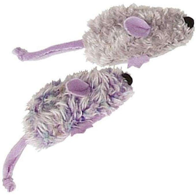 Kong Cat With An Attitude 2 Purple & Grey Mice - Default Title - Cat Toys - Kong - PetMax Canada
