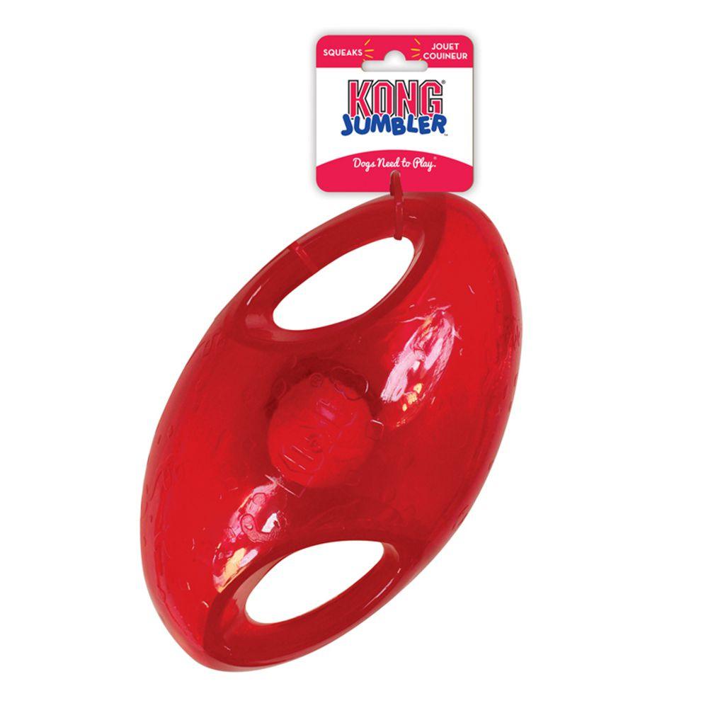 Kong Dog Jumbler Football - Medium/Large - Dog Toys - Kong - PetMax Canada