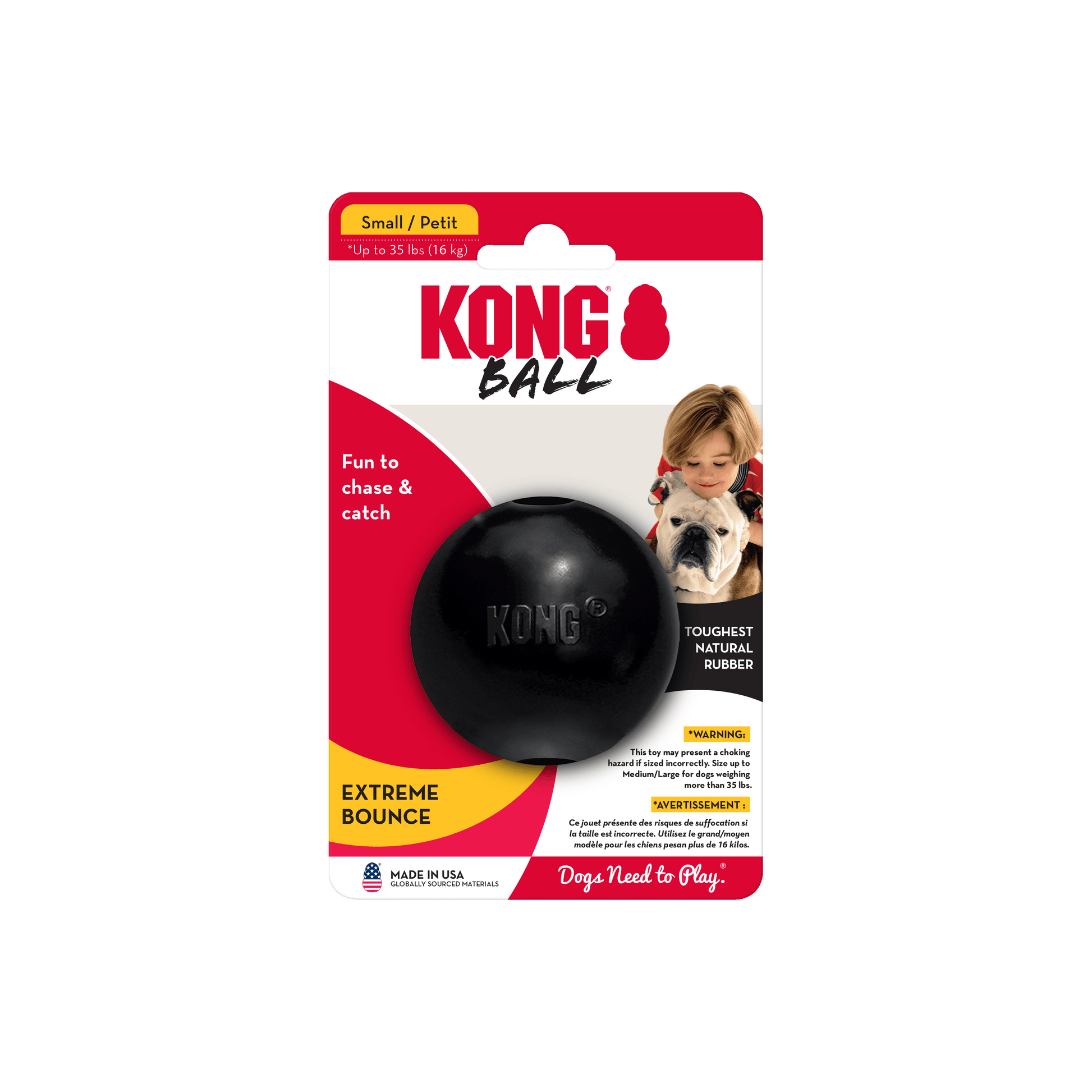 Kong Extreme Ball - Small - Dog Toys - Kong - PetMax Canada