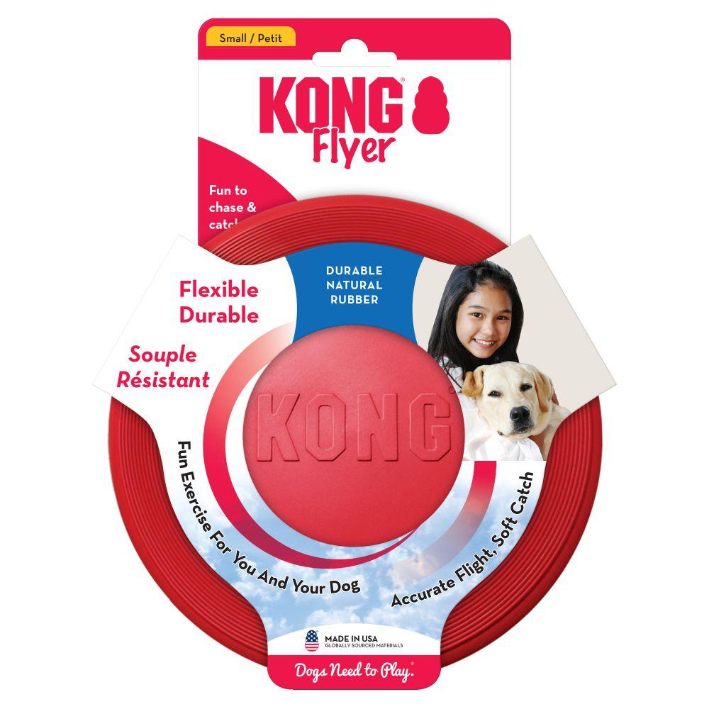 Kong Flyer Frisbee - Small - Dog Toys - Kong - PetMax Canada