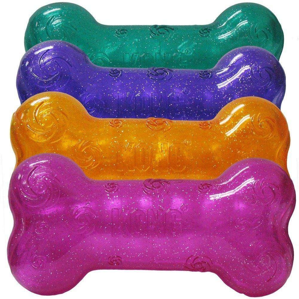 Kong Squeeze Crackle Bone - Medium - Dog Toys - Kong - PetMax Canada