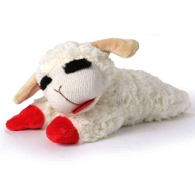 Lamb Chop Plush Dog Toy - Small - 6" - Dog Toys - Lamb Chop - PetMax Canada