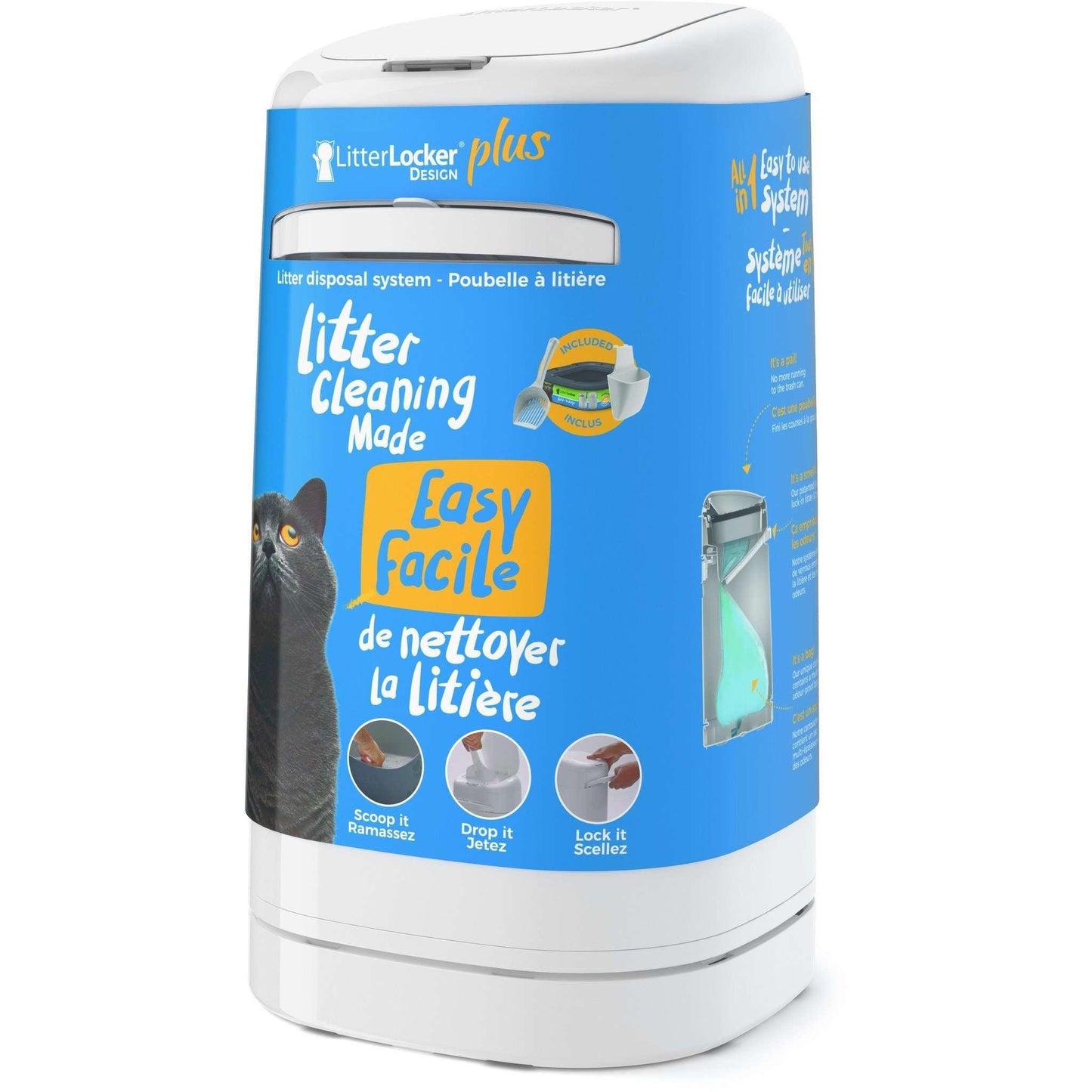 Litter Locker Design Plus - Default Title - Cat Litter Pans - Litter Locker - PetMax Canada