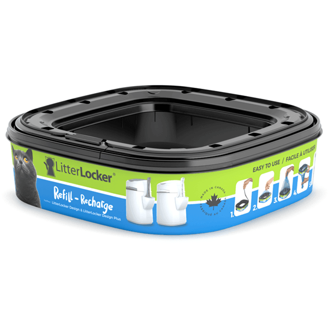 Litter Locker Design Plus Refill - Single - Cat Litter Pans - Litter Locker - PetMax Canada