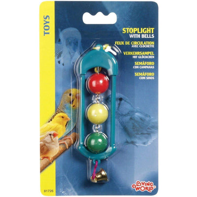 Living World Classic Heart Stoplight With Bells - Default Title - Bird Toys - Living World - PetMax Canada