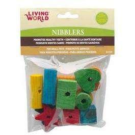 Living World Nibblers Wood Chews Mixed Shapes - Default Title - Small Animal Chew Products - Living World - PetMax Canada