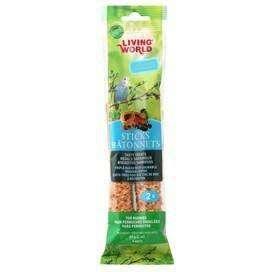 Living World Parakeet Fruit Stick - 2 Pack - Bird Treats - Living World - PetMax Canada