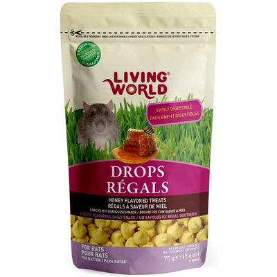 Living World Rat Treat Honey Flavour - 75g - Small Animal Food Treats - Living World - PetMax Canada