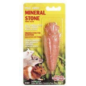 Living World Small Animal Mineral Stone Carrot - Default Title - Small Animal Chew Products - Living World - PetMax Canada