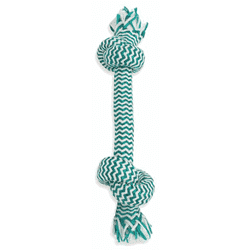 Mammoth Fresh Mint Double Knot Rope Bone - Large - 13 inches - Dog Toys - Mammoth Rope Bones - PetMax Canada