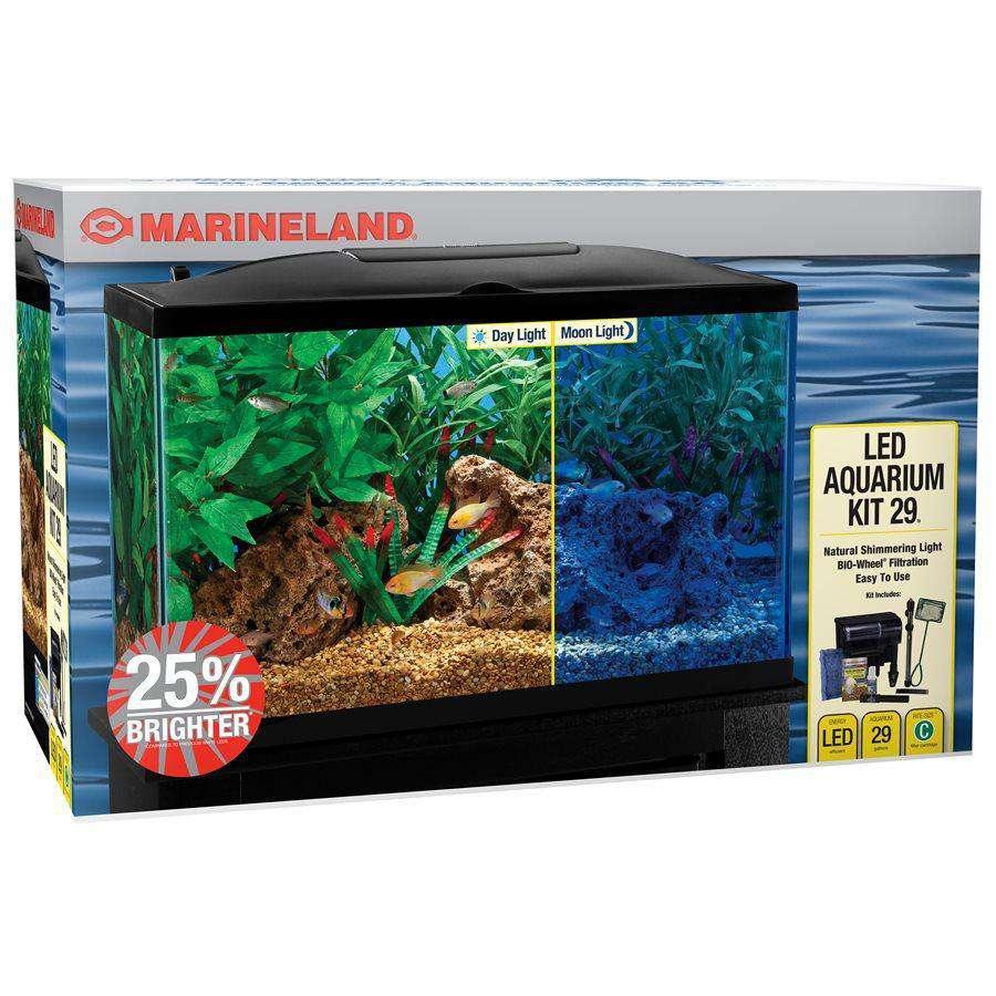 Marineland BIO Wheel LED Aquarium Kit PetMax