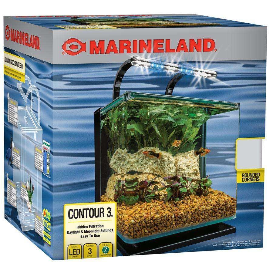 Marineland Contour Rail Light Aquarium Kit - 3 Gallons - Lighting - Marineland - PetMax Canada