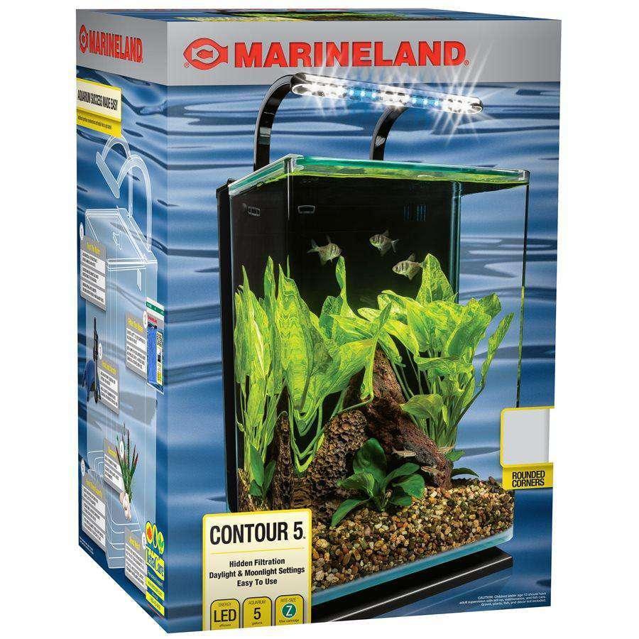 Marineland Contour Rail Light Aquarium Kit - 3 Gallons - Lighting - Marineland - PetMax Canada