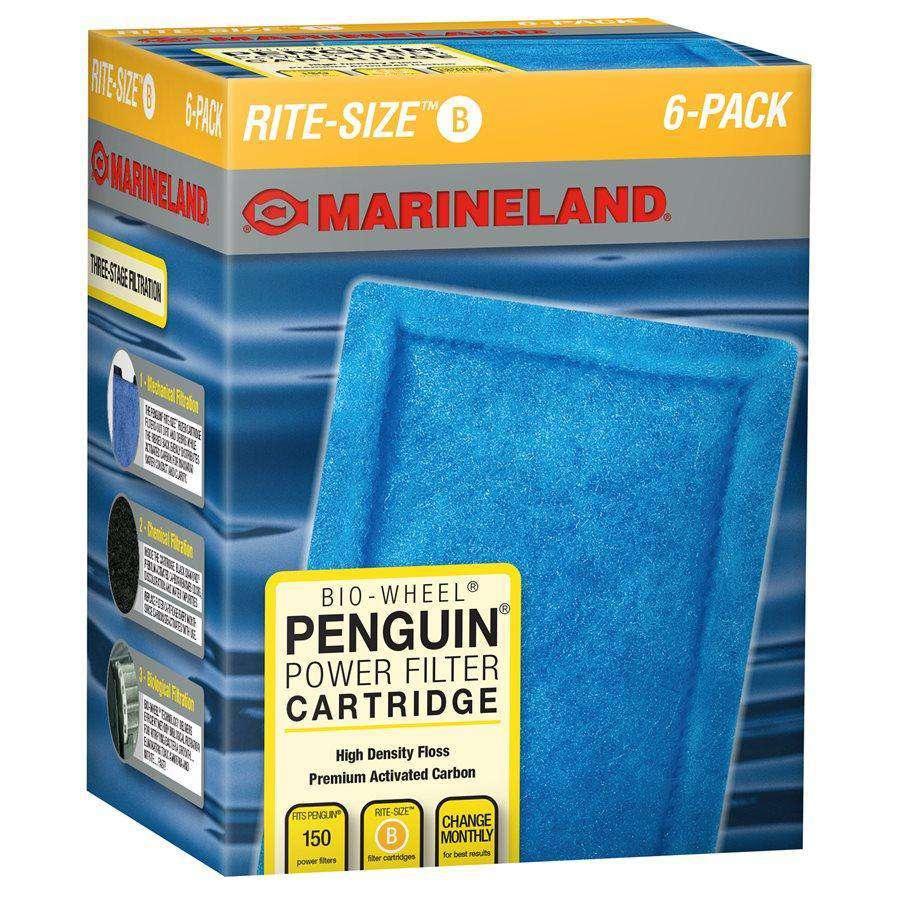 Marineland Penguin Rite-Size Cartridge B - 6-Pack - Filters - Marineland - PetMax Canada
