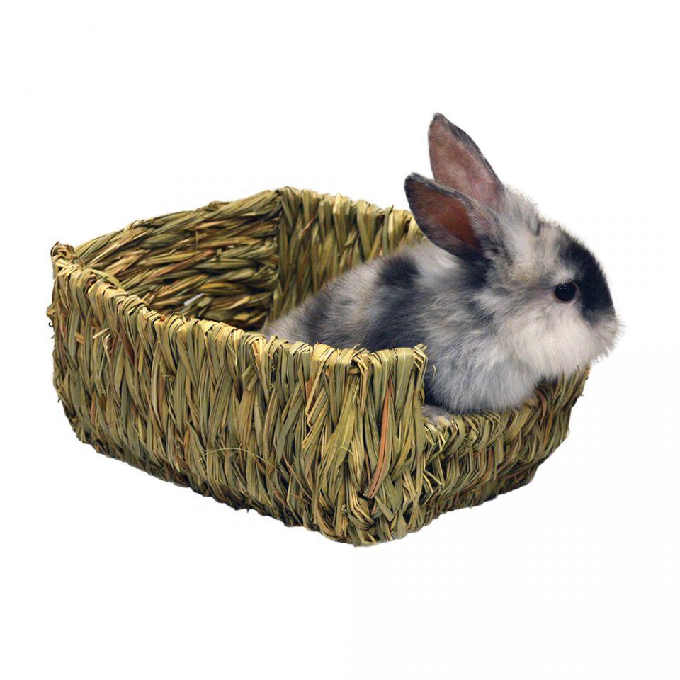 Marshall's Rabbit Woven Grass Pet Bed - Default Title - Small Animal Houses - Marshall's - PetMax Canada