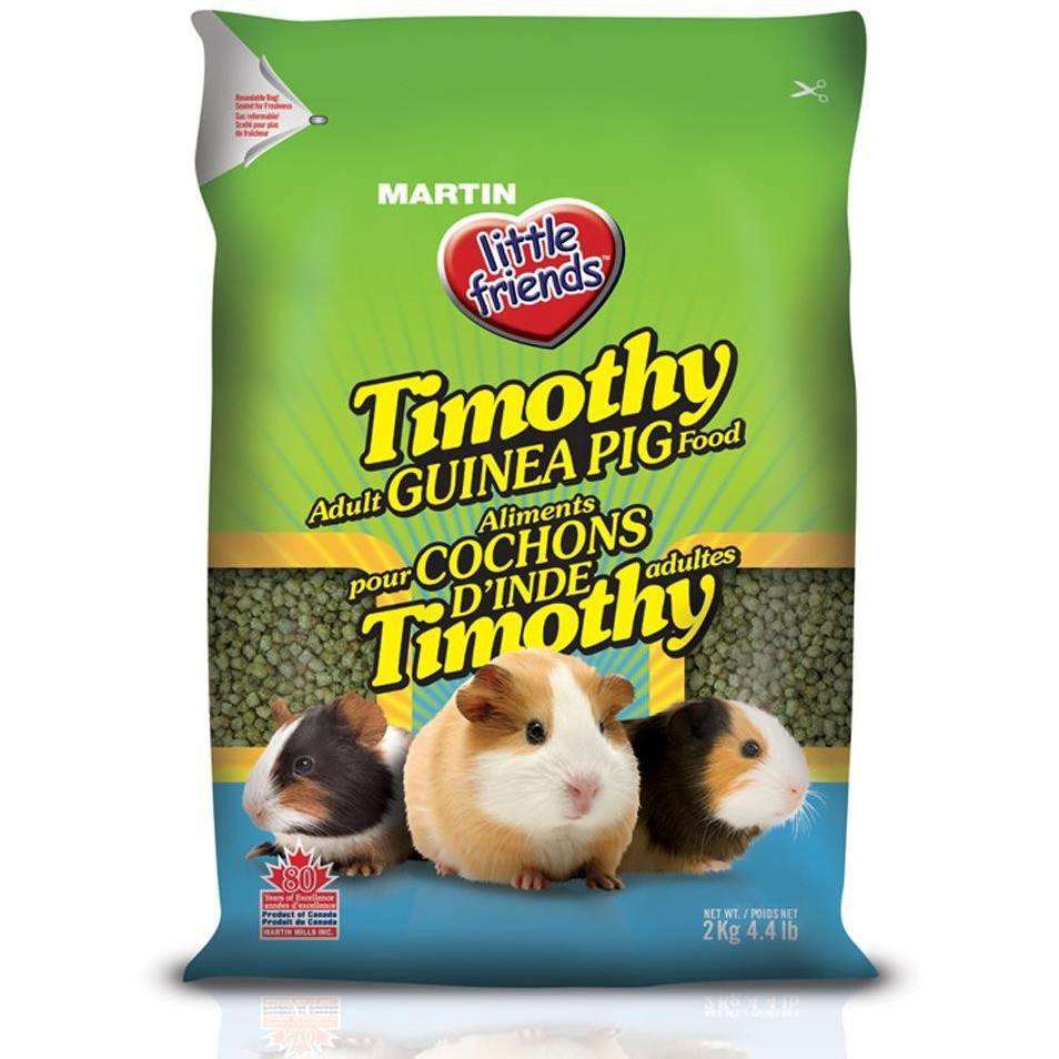 Martin Little Friends Timothy Guinea Pig Food - 2 Kg - Small Animal Food Dry - Martin Little Friends - PetMax Canada