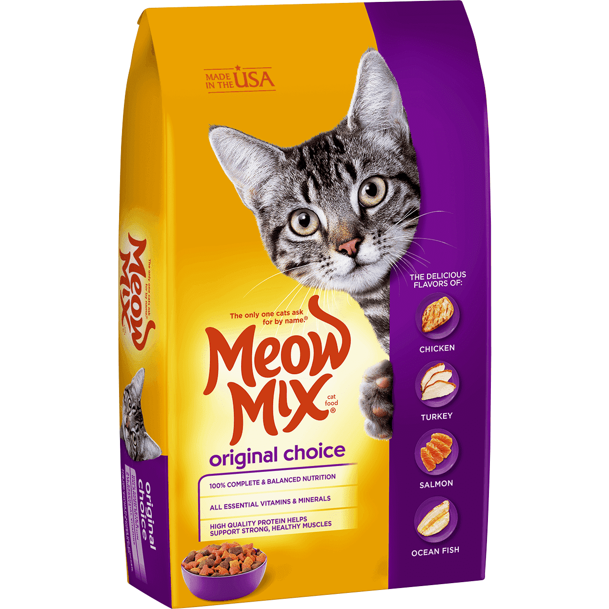 Meow Mix Original Choice - 8 Kg - Cat Food - Meow Mix - PetMax Canada