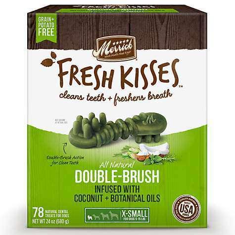 Merrick Fresh Kisses Coconut Brush - Small - Dog Treats - Merrick - PetMax Canada