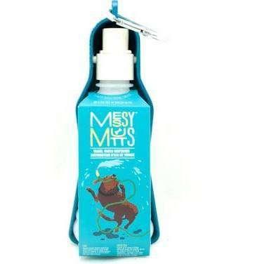 Messy Mutts Travel Water Dispenser - Medium / Blue - Travel Water Dispenser - Messy Mutt - PetMax Canada