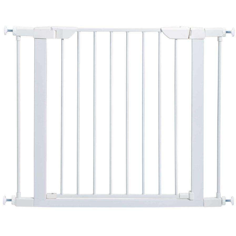 Midwest Pet Gate White Steel - 39 H x 29.5 - 38 W Inches - Pet Gates - MidWest - PetMax Canada