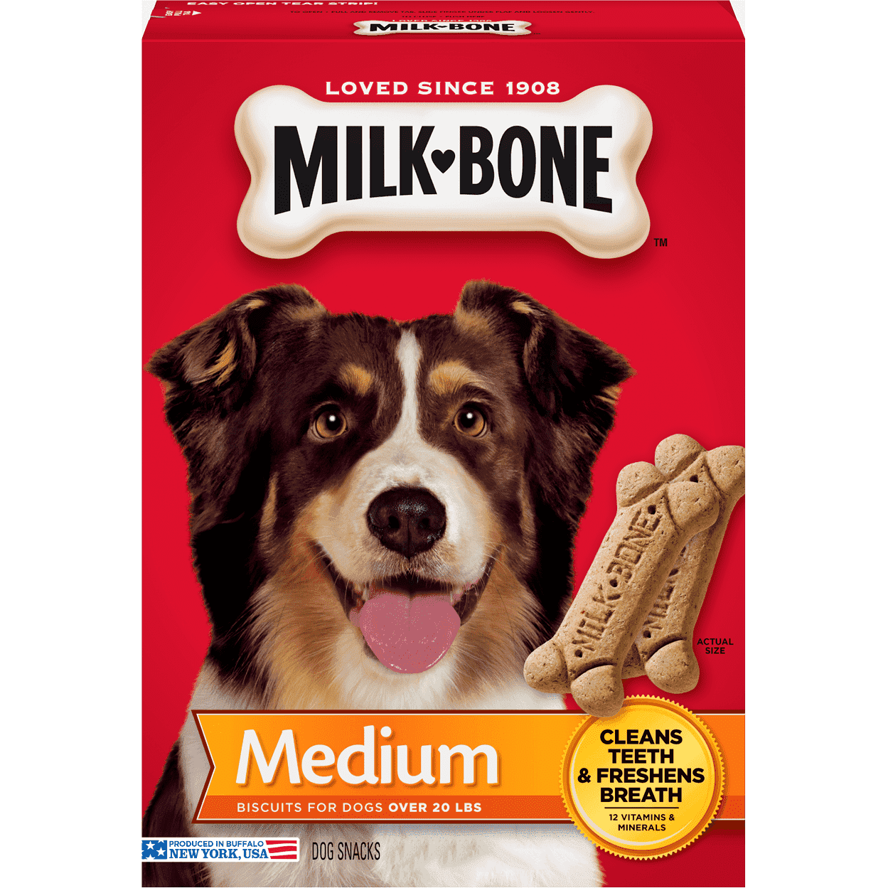 Milkbone Medium Biscuits - 900g - Dog Treats - Milkbone - PetMax Canada