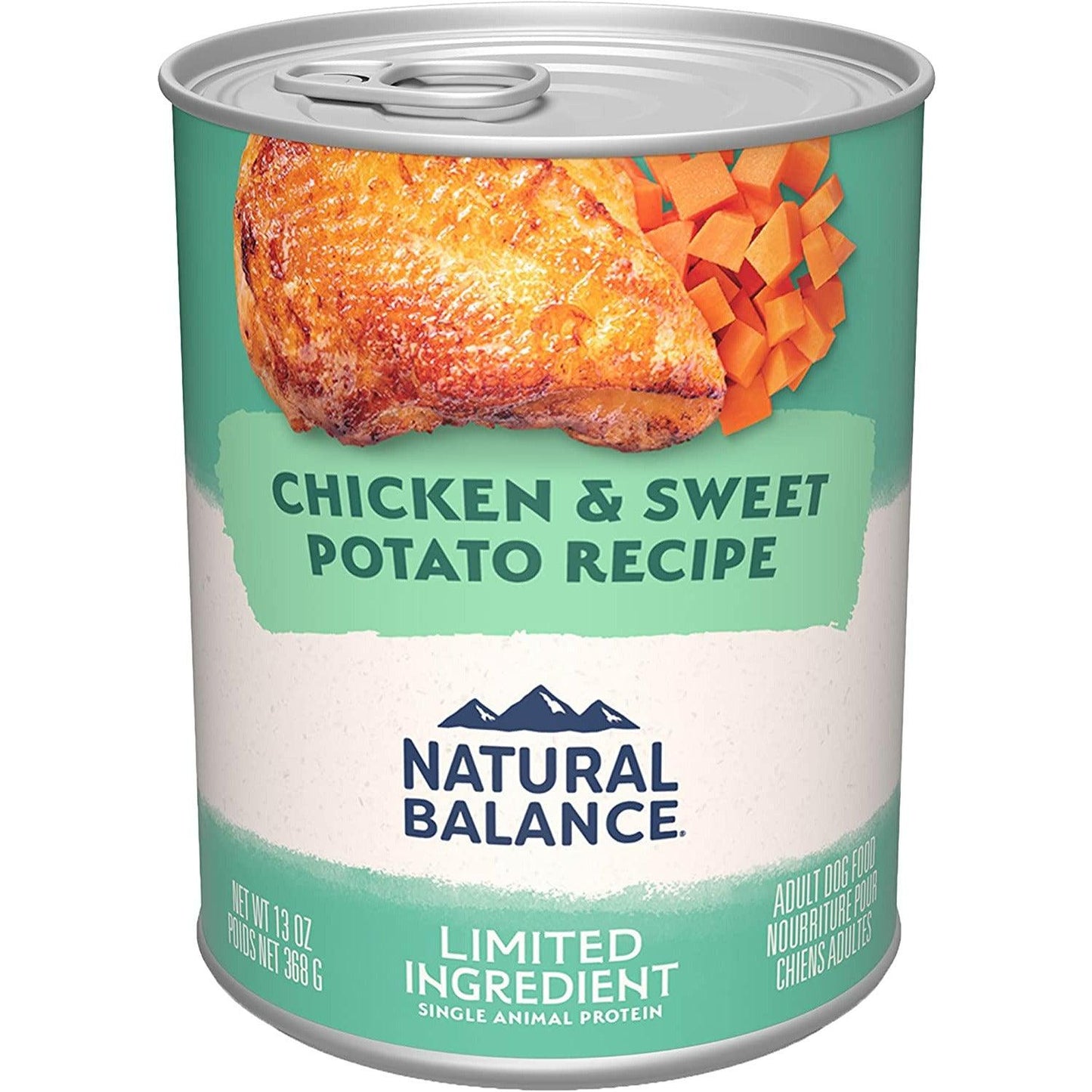 Natural Balance Canned Dog Food Chicken & Sweet Potato - 396g - Canned Dog Food - Natural Balance - PetMax Canada