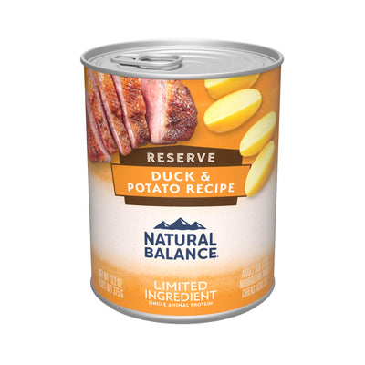 Natural Balance Canned Dog Food Duck & Potato - 369g - Canned Dog Food - Natural Balance - PetMax Canada