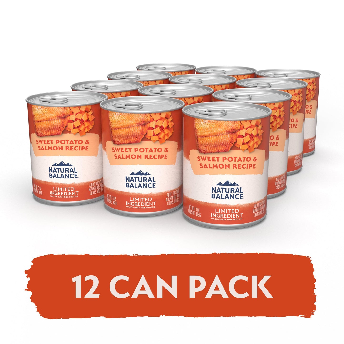 Natural Balance Canned Dog Food Sweet Potato and Fish - 369g - Canned Dog Food - Natural Balance - PetMax Canada