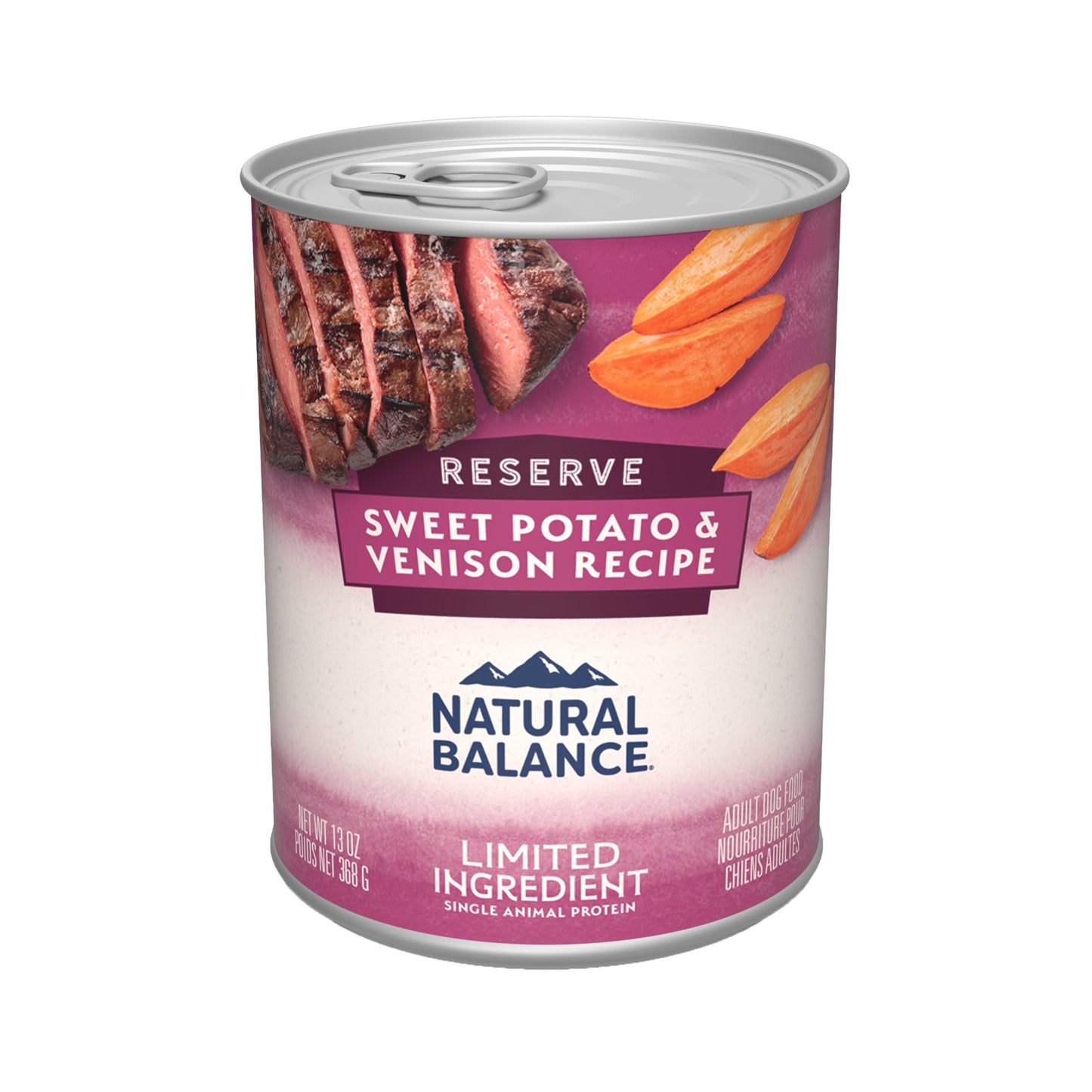 Natural Balance Canned Dog Sweet Potato & Venison - 369g - Canned Dog Food - Natural Balance - PetMax Canada