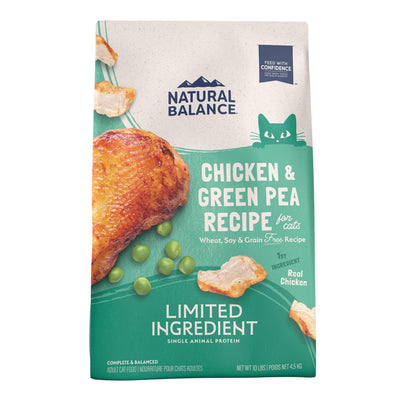 Natural Balance L.I.D. Cat Food Chicken & Green Pea Recipe - 1.8 Kg - Cat Food - Natural Balance - PetMax Canada